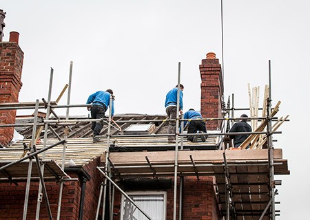 New roof in Glasgow